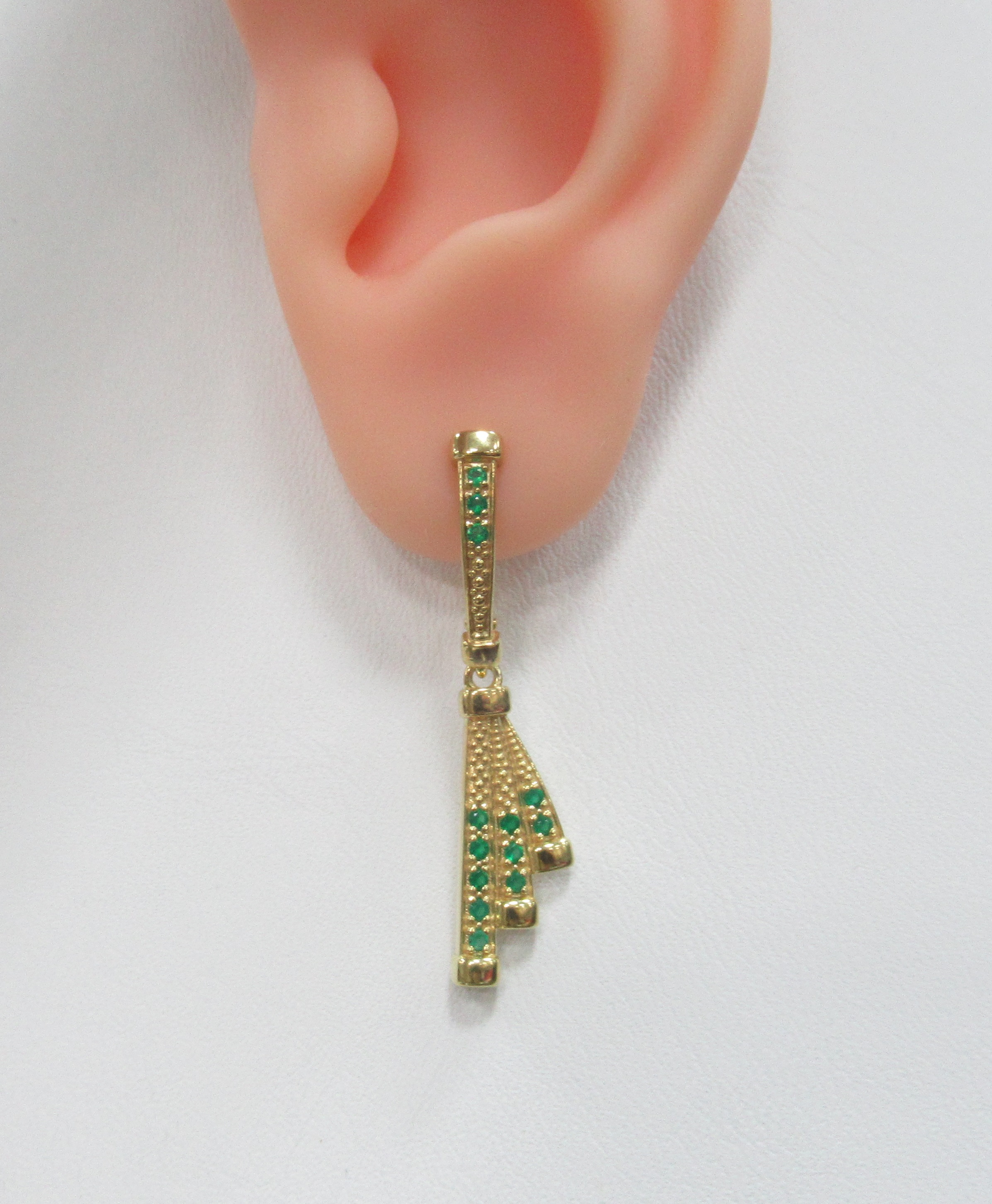 Серебряные серьги с агатами